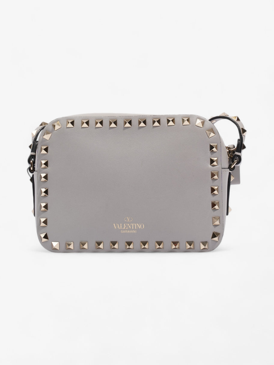 Valentino Rockstud Camera Bag Grey Leather Image 4