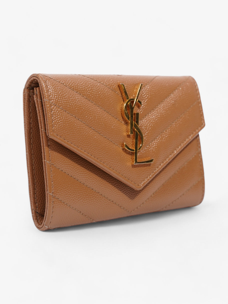 Saint Laurent Monogram Envelope Wallet Dune Grained Leather Small Image 4