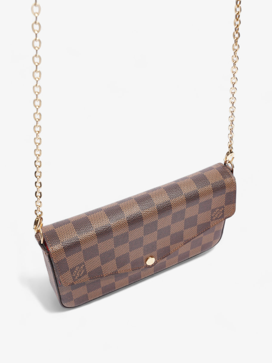 Louis Vuitton Felicie Pochette Damier Ebene Coated Canvas Image 7