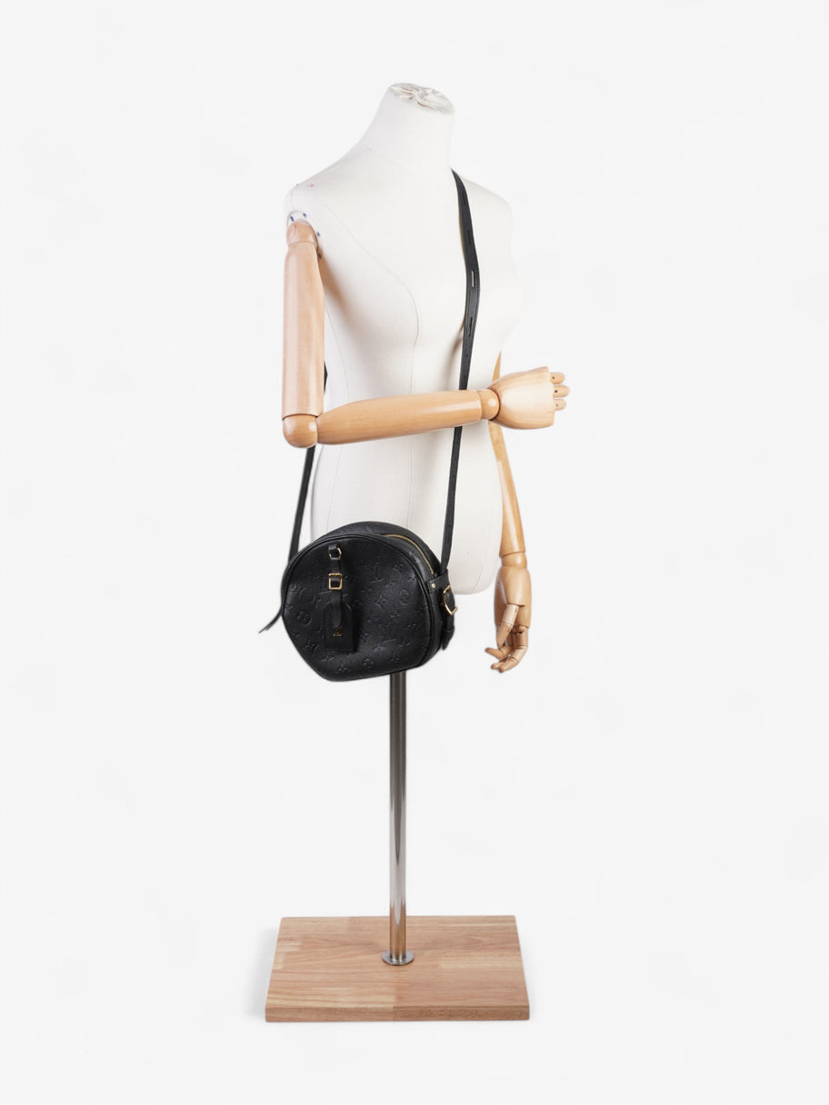 Louis Vuitton Boite Chapeau Souple Black Empreinte Leather MM Image 2