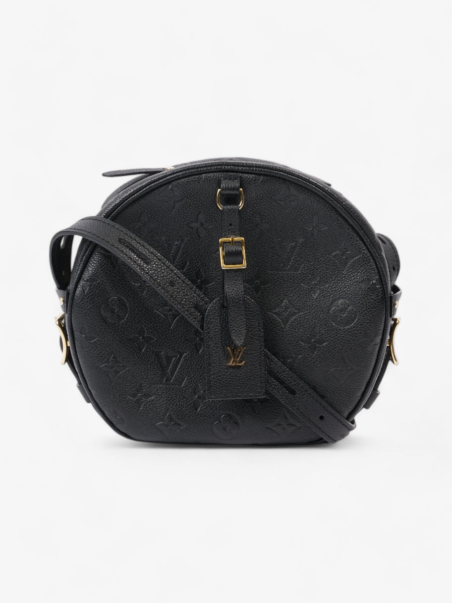 Louis Vuitton Boite Chapeau Souple Black Empreinte Leather MM Image 1