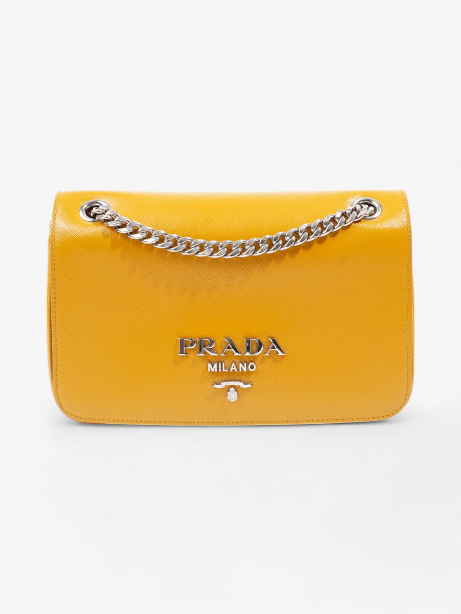 Prada Crossbody Bag Mustard Saffiano Leather Mini Luxe Collective