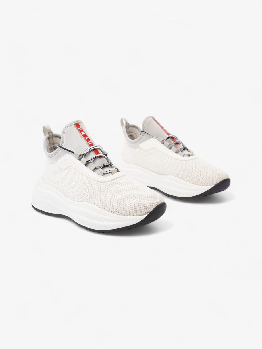 Prada Neoprene White / Grey Mesh EU 36.5 UK 3.5 Image 2