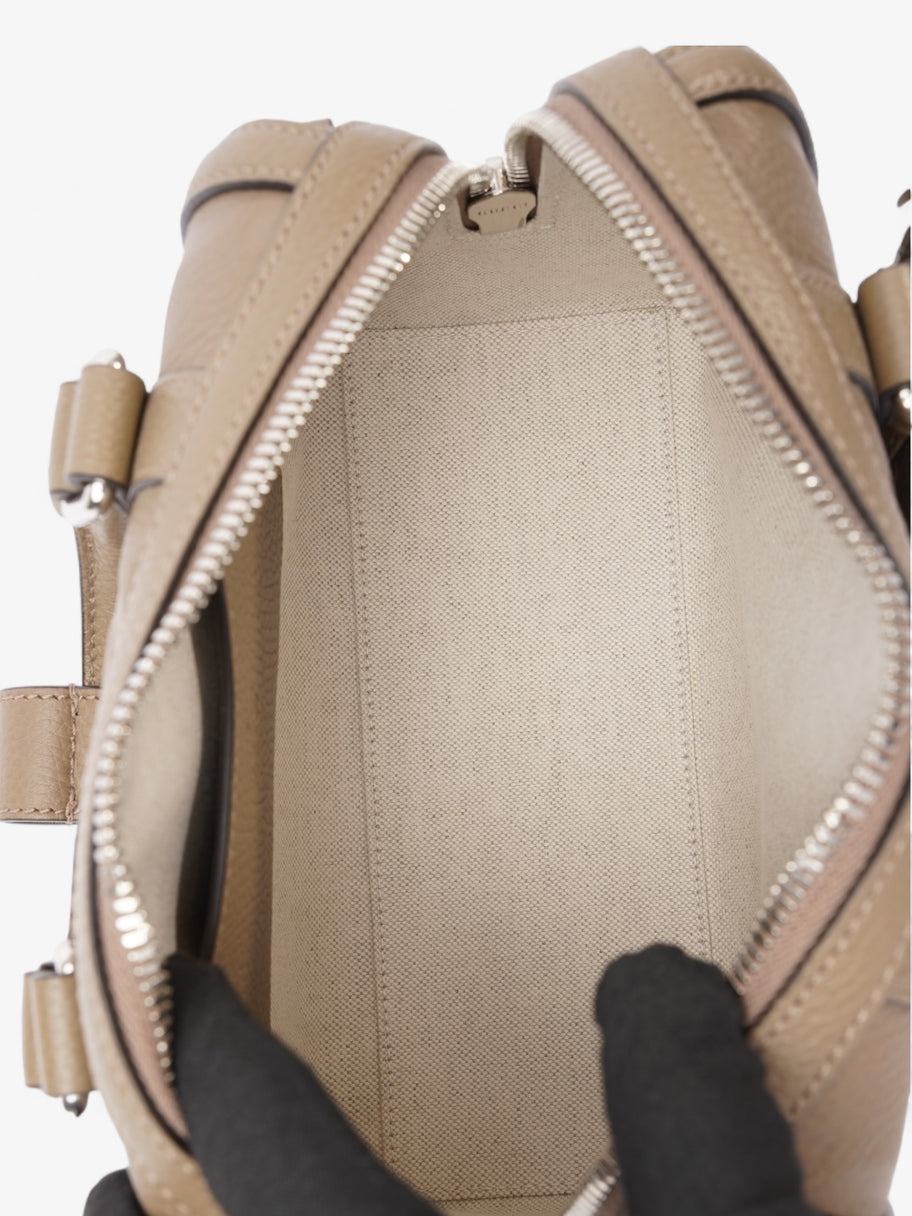 Jumbo GG Mini Duffle Beige Embossed Leather Image 9