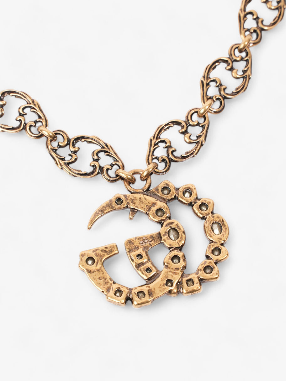 Gucci GG Drop Necklace Aged Gold / Multicoloured Base Metal Image 3