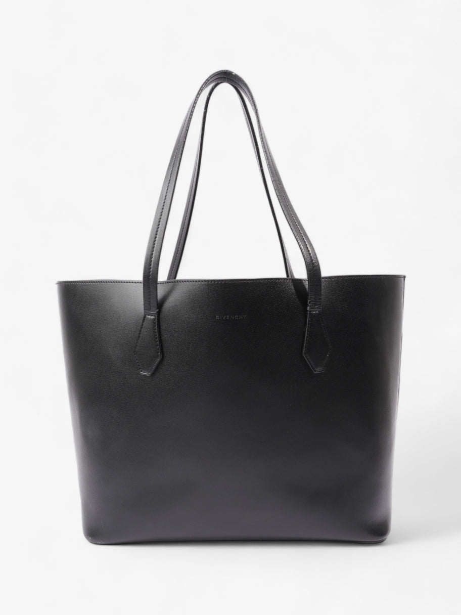 Givenchy Wing Logo Shopper Black / White Calfskin Leather Image 4