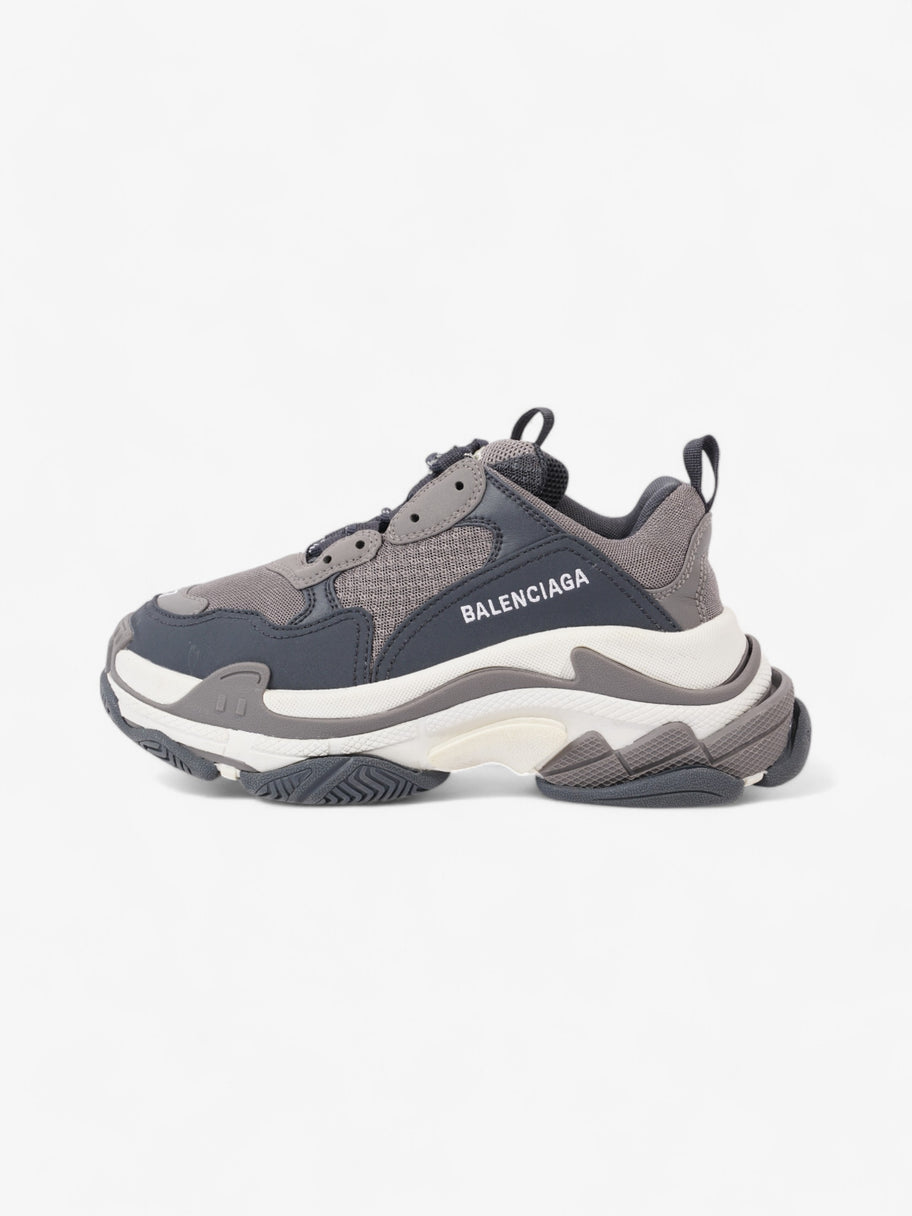 Balenciaga Triple S Grey / Dark Grey / White Mesh EU 37 UK 4 Image 5