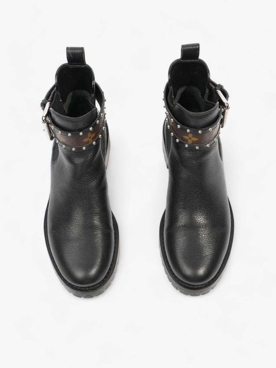 Star Trail Ankle Boot Black / Brown Monogram Leather EU 36 UK 3 Image 8