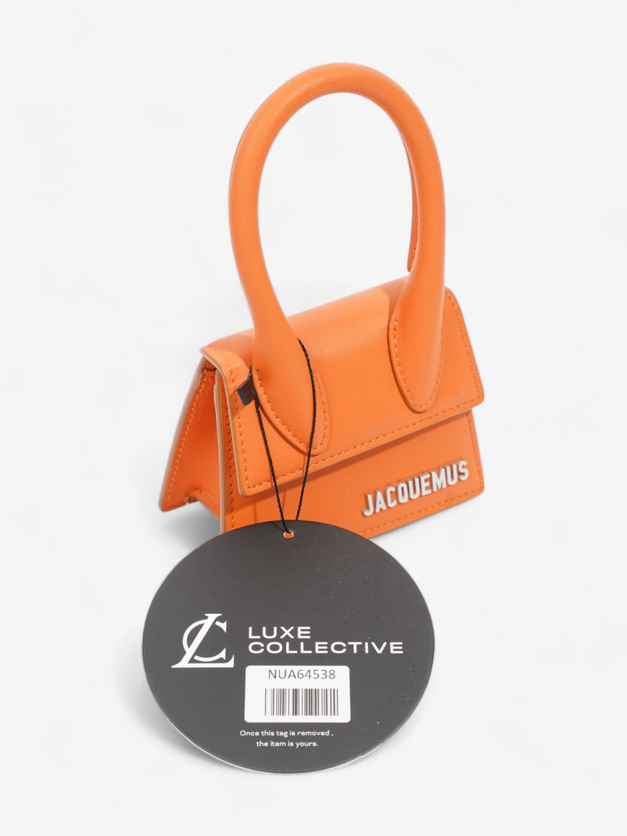 Jacquemus Le Chiquito Homme Orange Leather Image 10