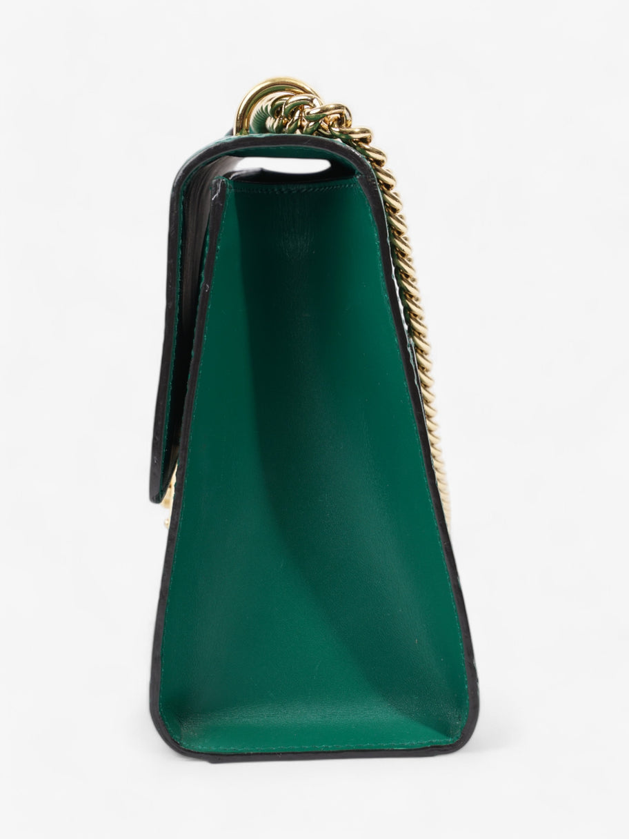 Gucci Padlock Emerald Calfskin Leather Medium Image 5