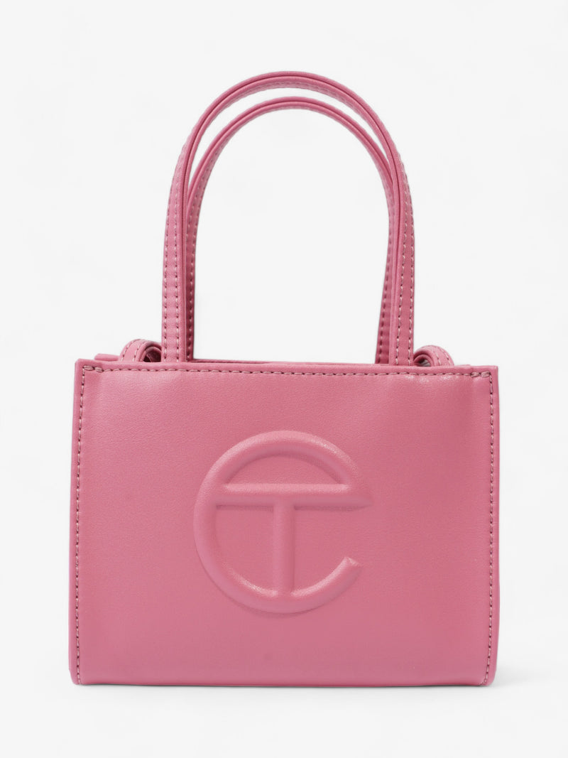  Telfar Small Shopping Tote Dusty Pink Polyurethane