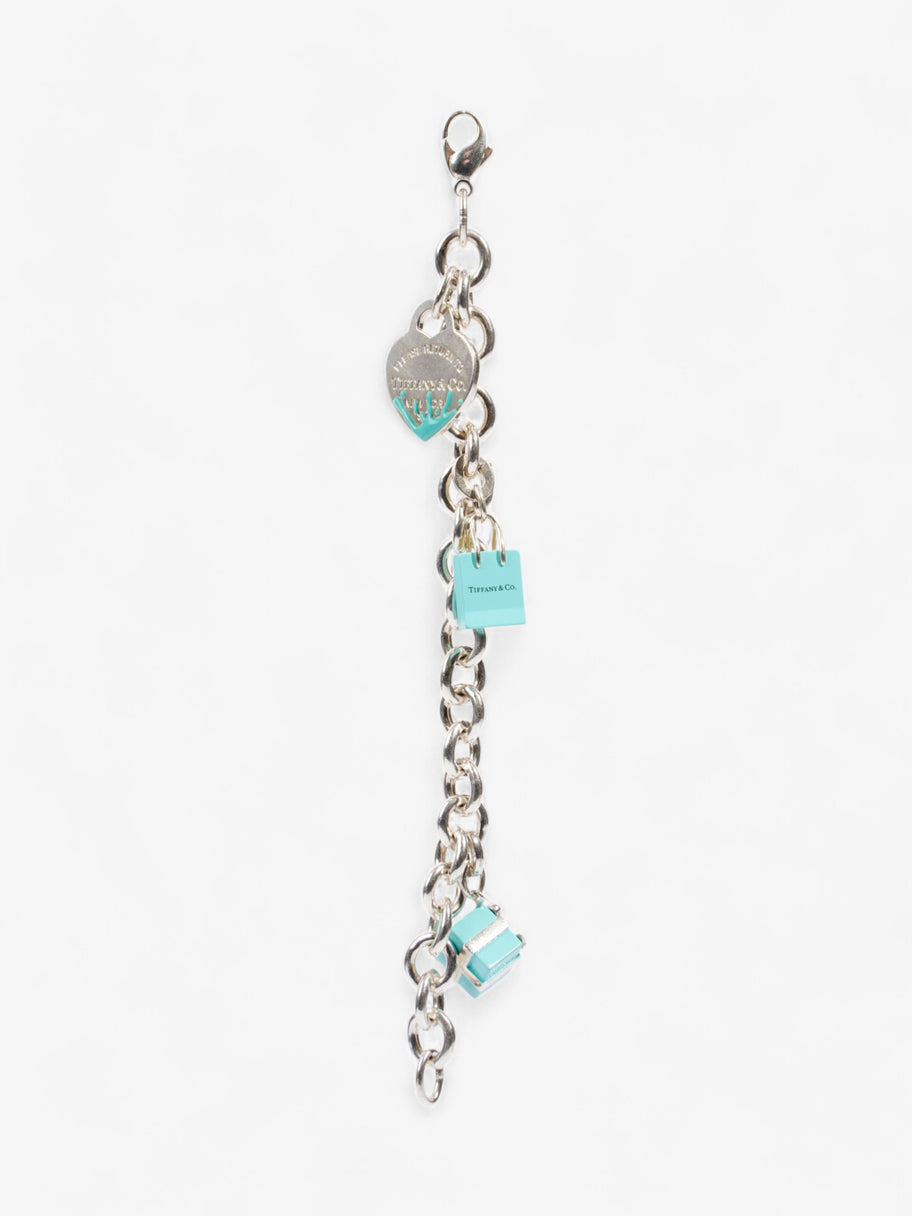 Tiffany and Co Return to Tiffany Charm Bracelet Silver / Tiffany Blue Silver Sterling Image 2