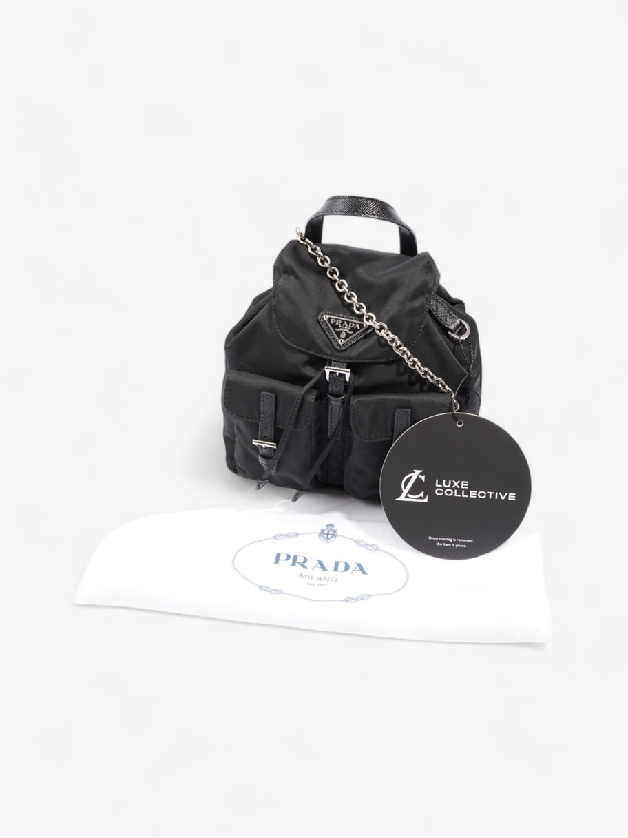 Prada mini backpack with chain online