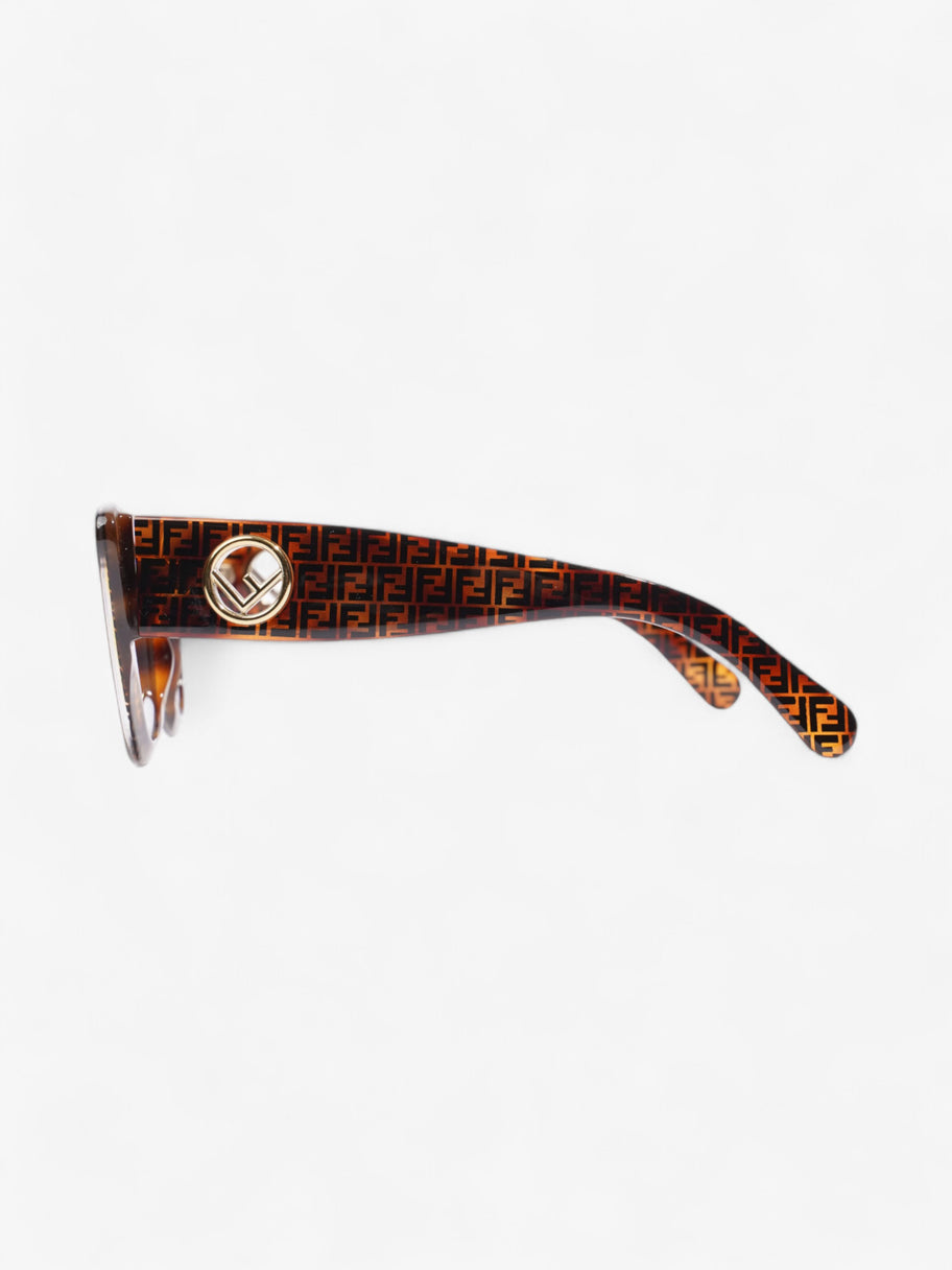 Fendi F is Fendi Sunglasses Brown / Tobacco Acetate 150mm Image 2