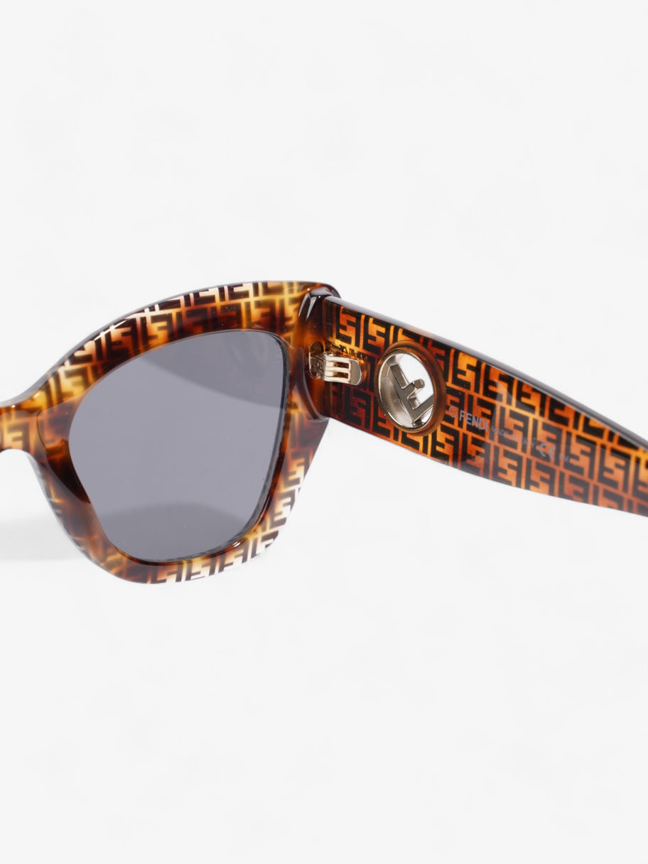 Fendi F is Fendi Sunglasses Brown / Tobacco Acetate 150mm Image 6