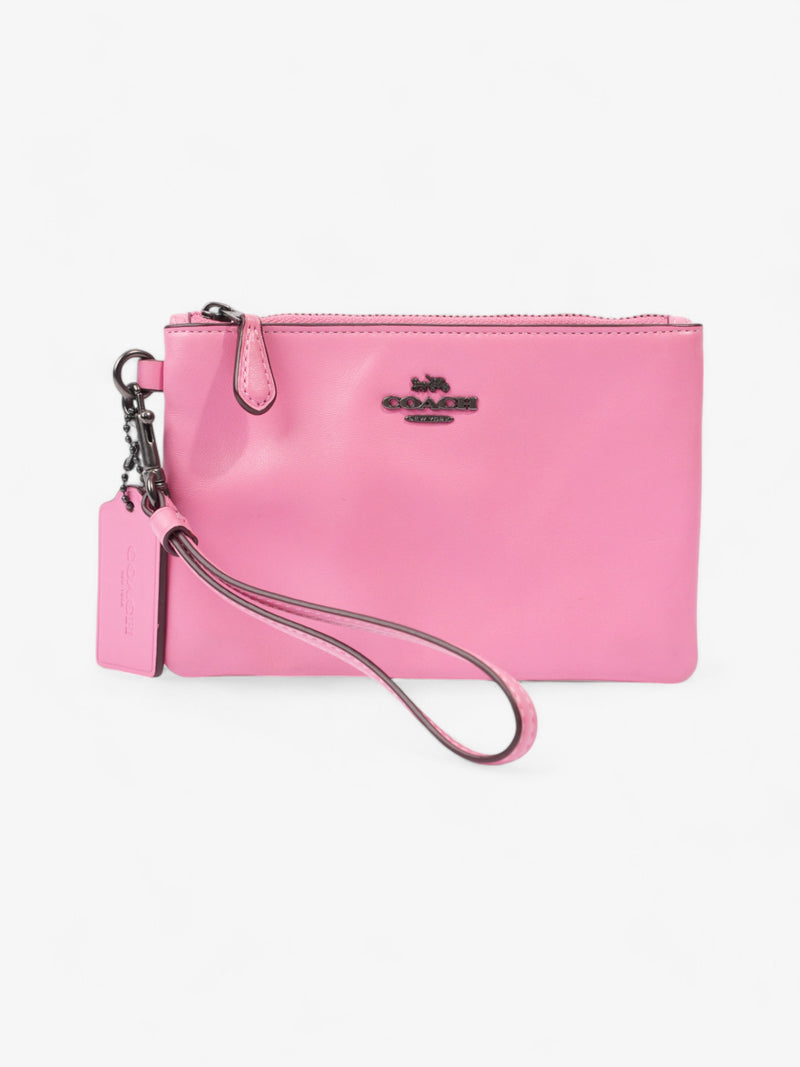  Coach Wristlet Pink Leather