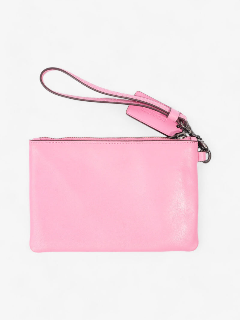  Coach Wristlet Pink Leather