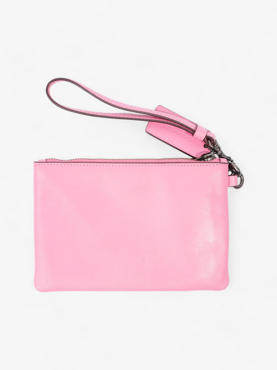 Coach Wristlet Pink Leather Image 2