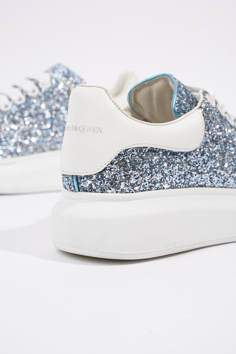 Alexander mcqueen blue glitter on sale