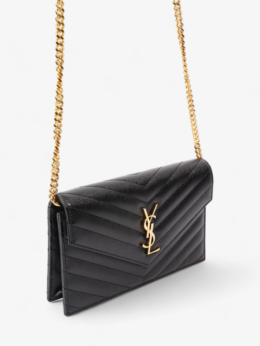 Saint Laurent Cassandra Black Matelasse Leather Image 7