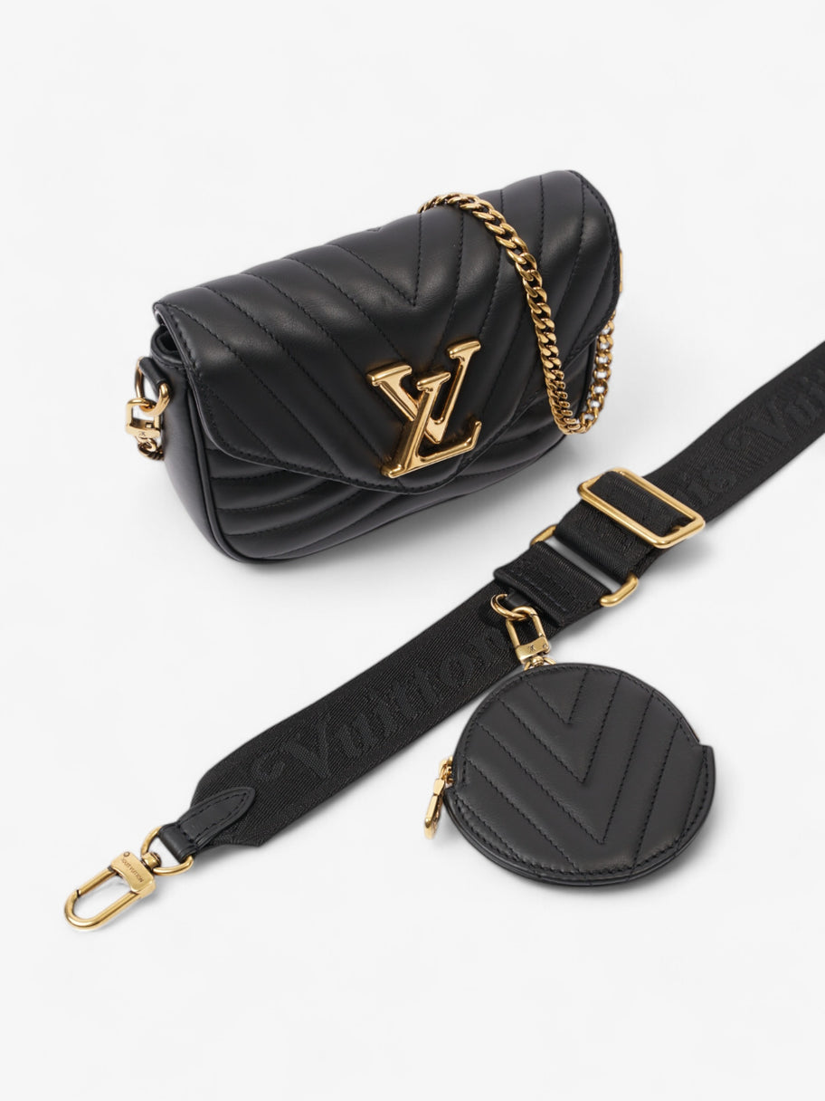 Louis Vuitton New Wave Multi-Pochette Black Calfskin Leather Image 7