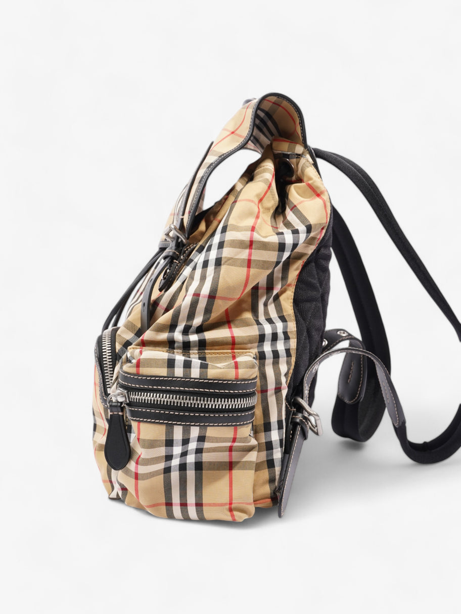 Burberry Check Backpack House Check Cotton Large Image 3