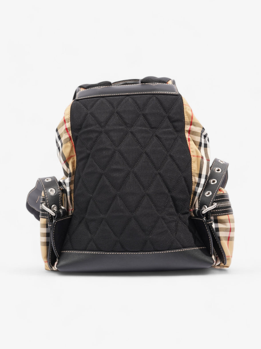 Burberry Check Backpack House Check Cotton Large Image 4