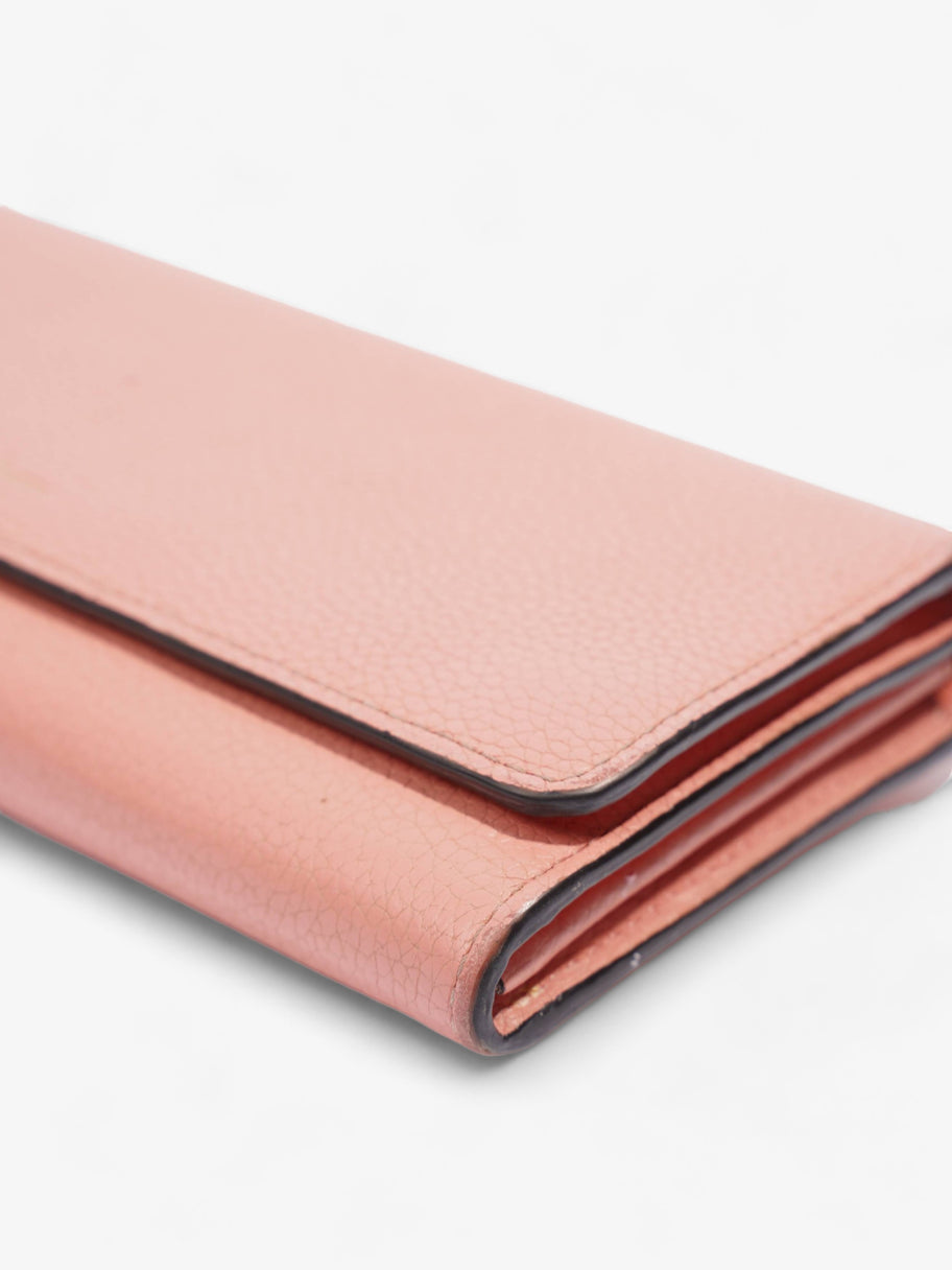 Continental Wallet Pink Leather Image 14