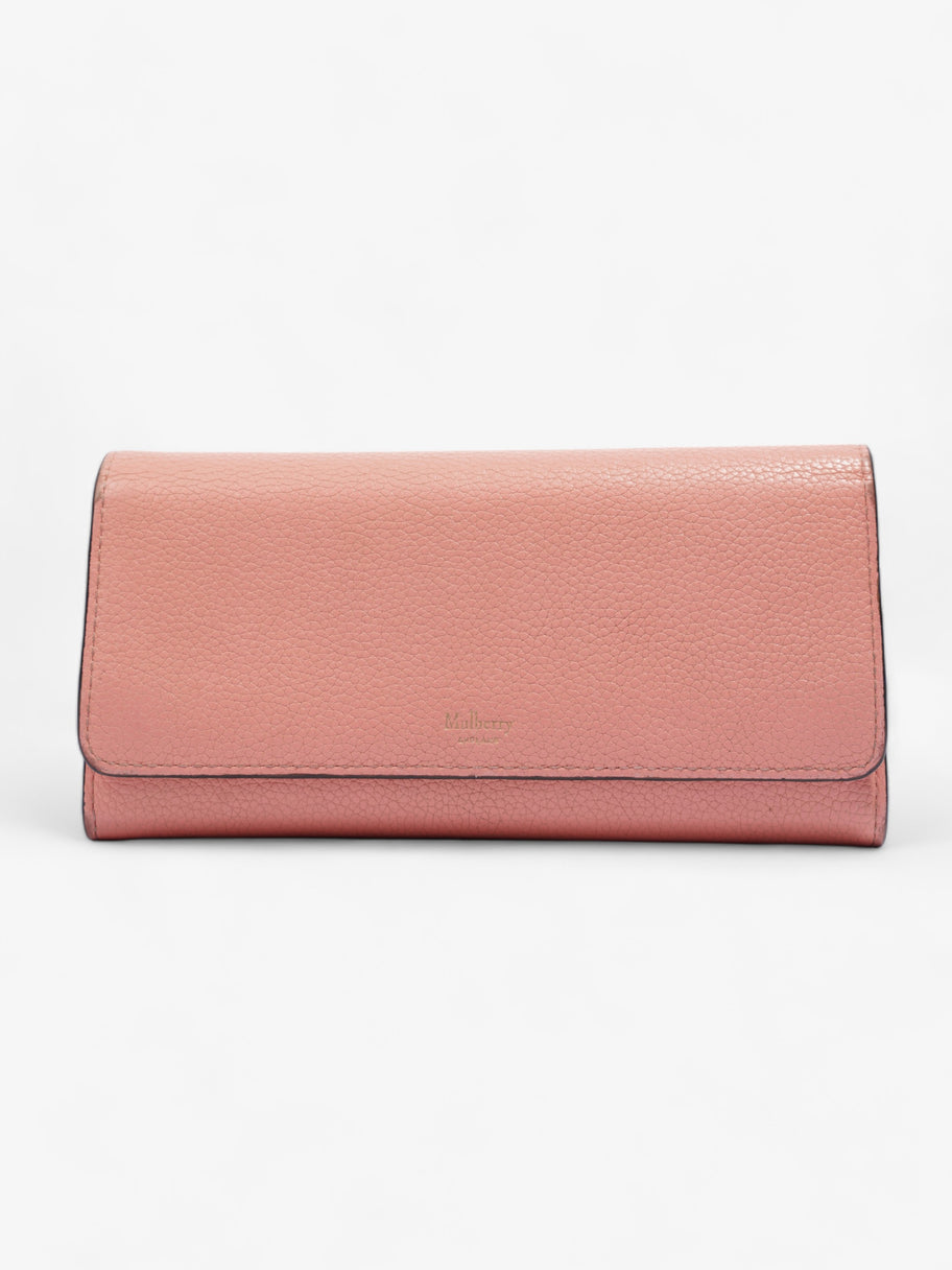 Continental Wallet Pink Leather Image 1