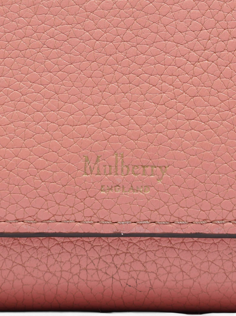  Continental Wallet Pink Leather