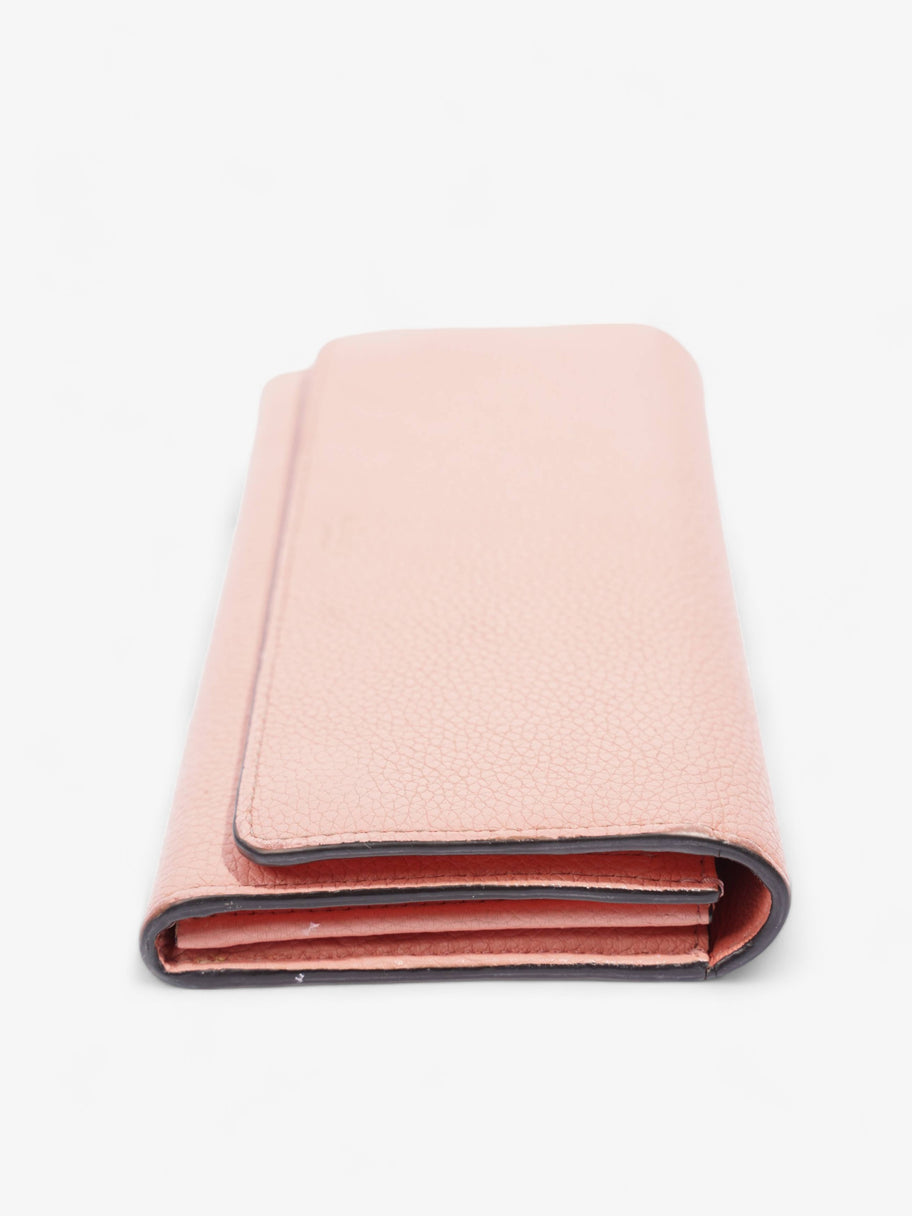 Continental Wallet Pink Leather Image 3