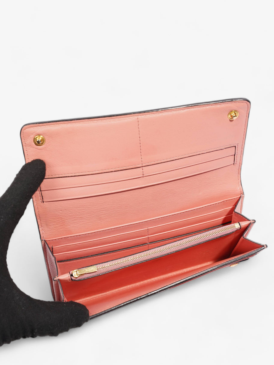 Continental Wallet Pink Leather Image 9