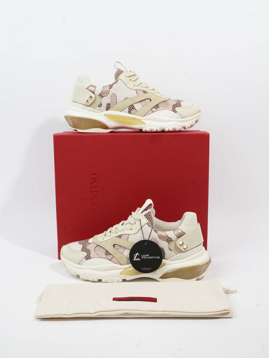 Bounce Camo Sneakers White / Pink Camo / Cream Mesh EU 39 UK 6 Image 9