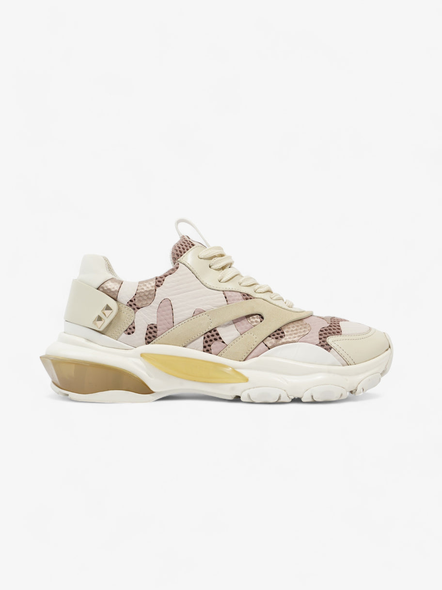 Bounce Camo Sneakers White / Pink Camo / Cream Mesh EU 39 UK 6 Image 1