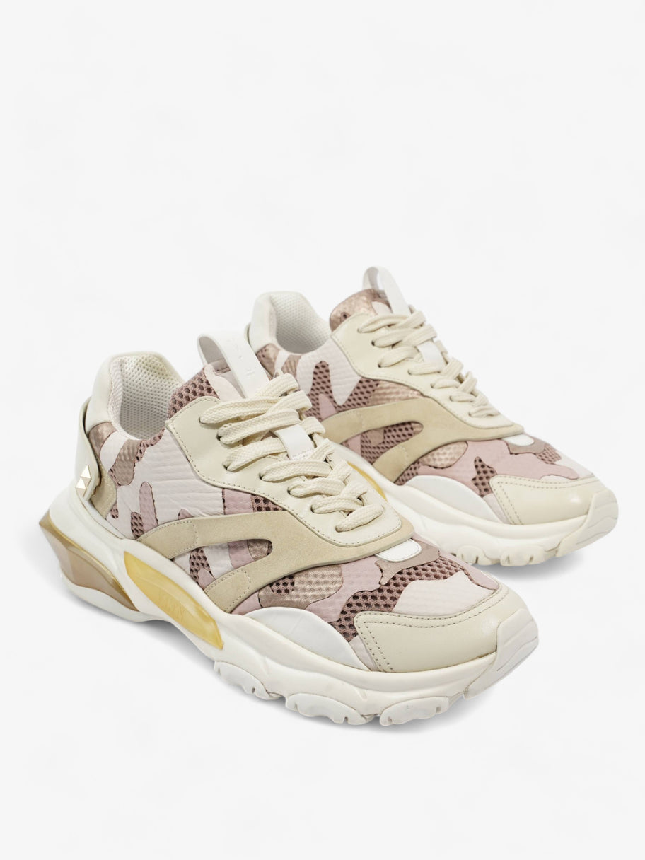 Bounce Camo Sneakers White / Pink Camo / Cream Mesh EU 39 UK 6 Image 2