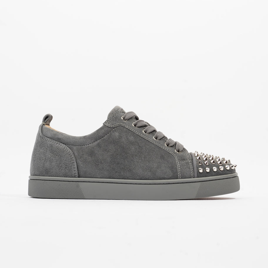 Christian Louboutin Louis Junior Spikes Grey Suede EU 42 UK 8 Image 1