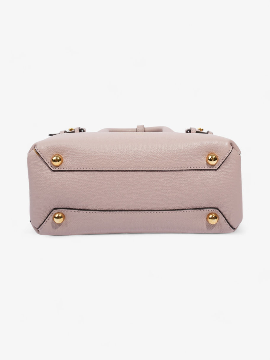 Burberry Banner Bag Pale Orchid / House Check Grained Leather Small Image 6