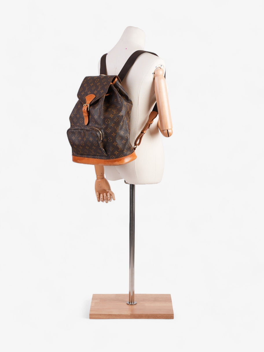 Louis Vuitton Montsouris Backpack Monogram / Beige Coated Canvas Image 2