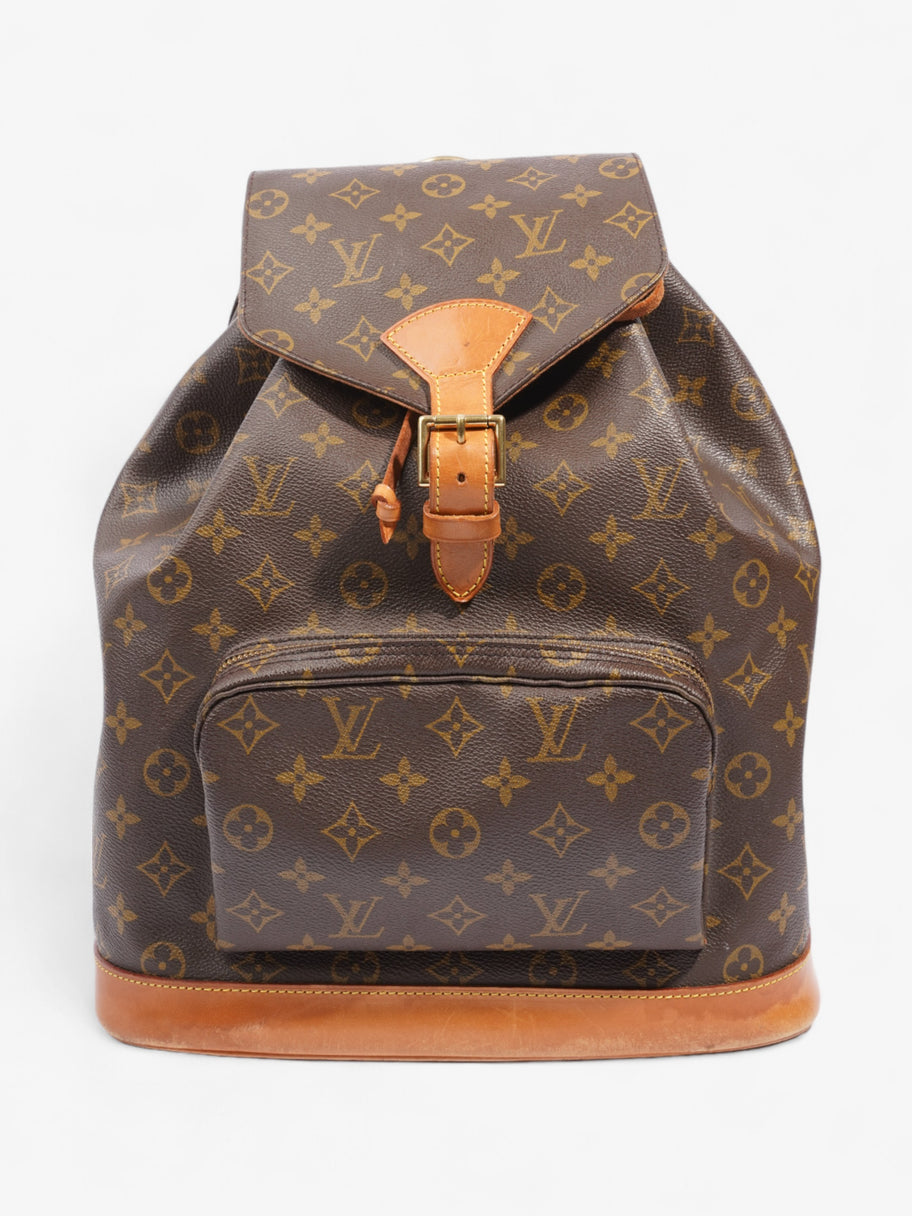 Louis Vuitton Montsouris Backpack Monogram / Beige Coated Canvas Image 1