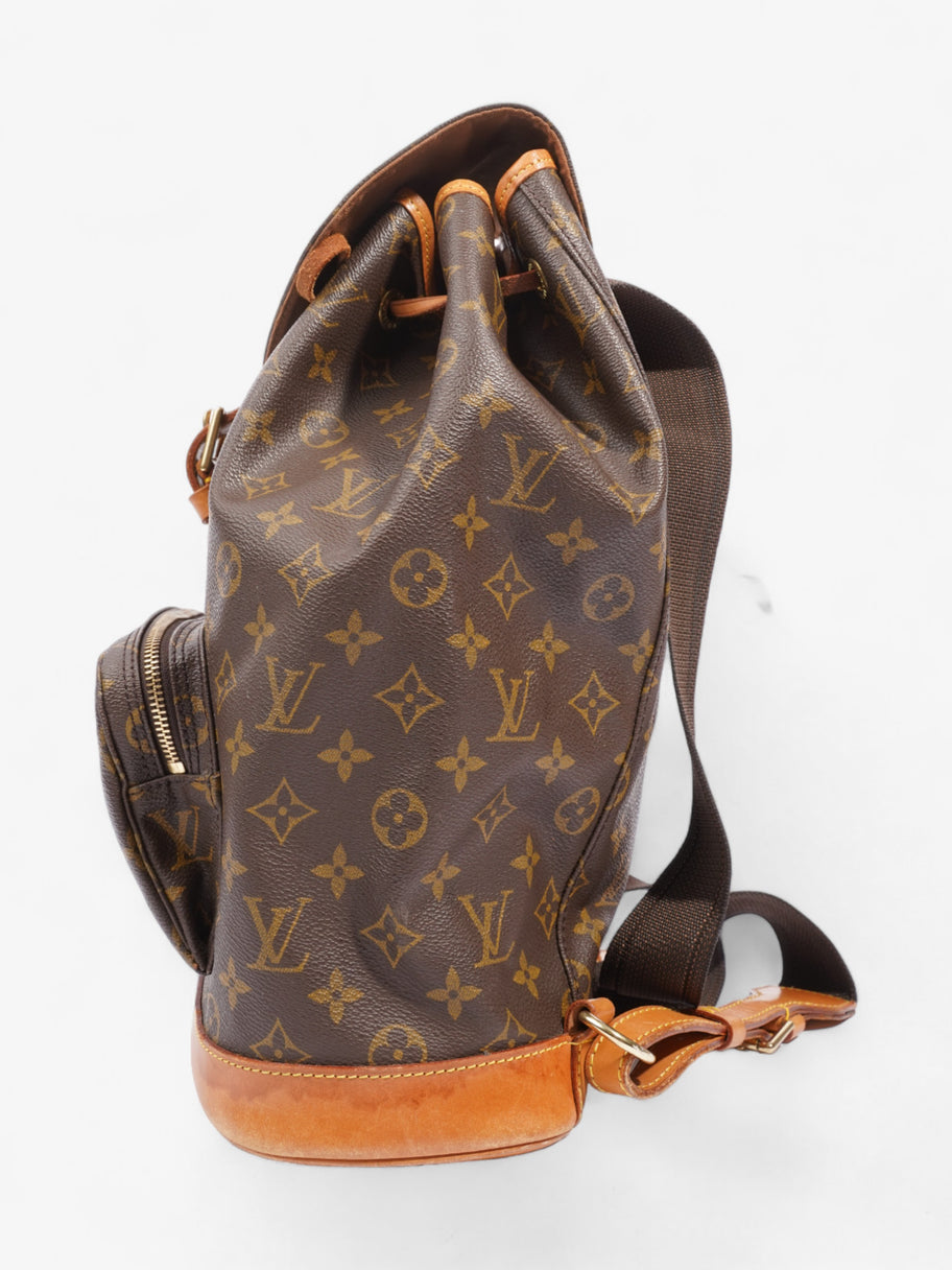 Louis Vuitton Montsouris Backpack Monogram / Beige Coated Canvas Image 3