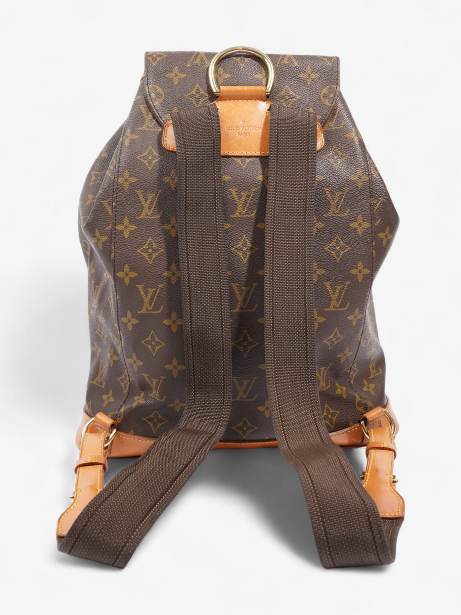 Louis Vuitton Montsouris Backpack Monogram / Beige Coated Canvas Image 4