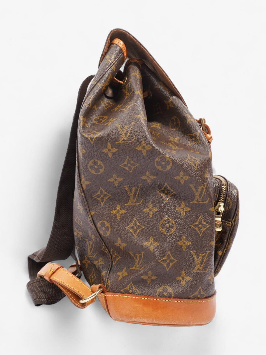 Louis Vuitton Montsouris Backpack Monogram / Beige Coated Canvas Image 5