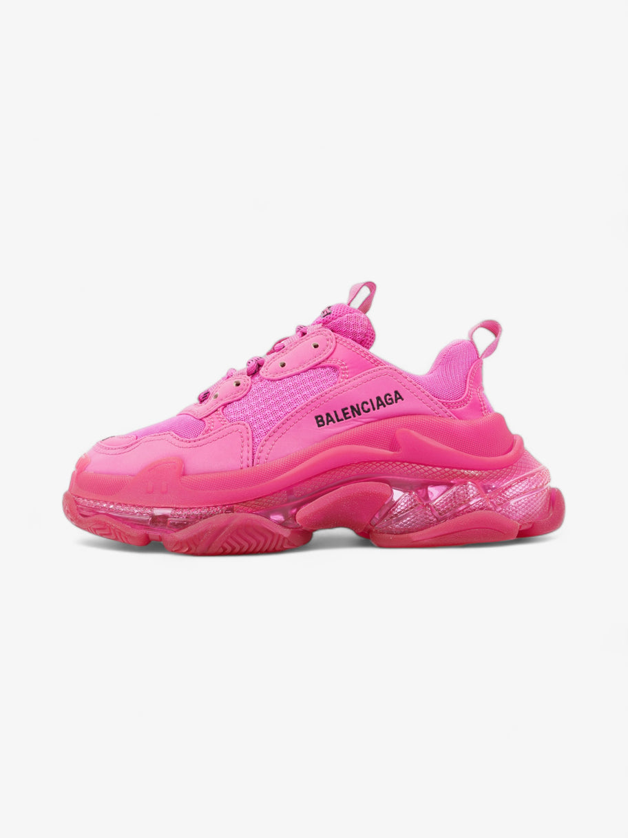 Balenciaga Triple S Clear Sole Pink Mesh EU 36 UK 3 Image 5