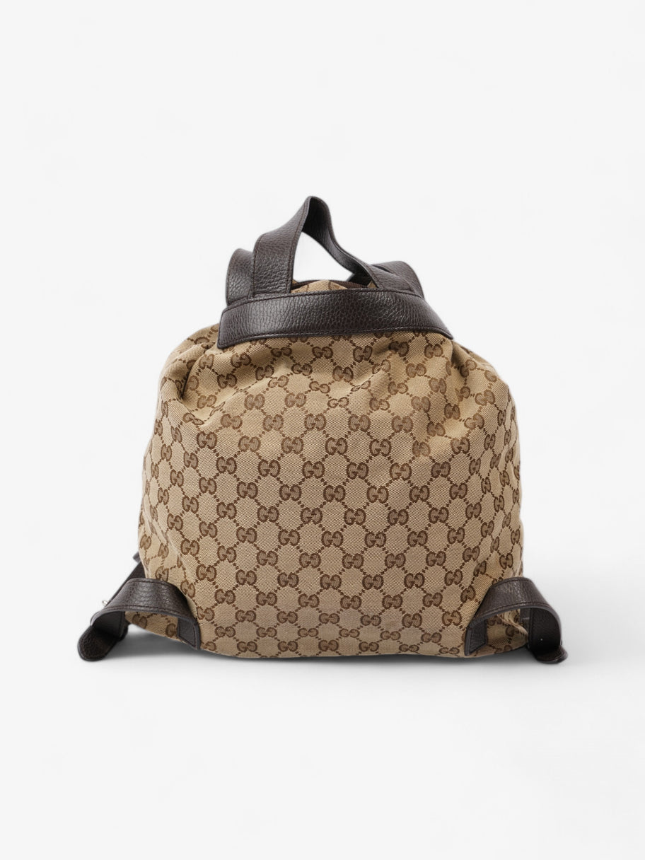 Gucci Drawstring Backpack GG Supreme Canvas Image 4