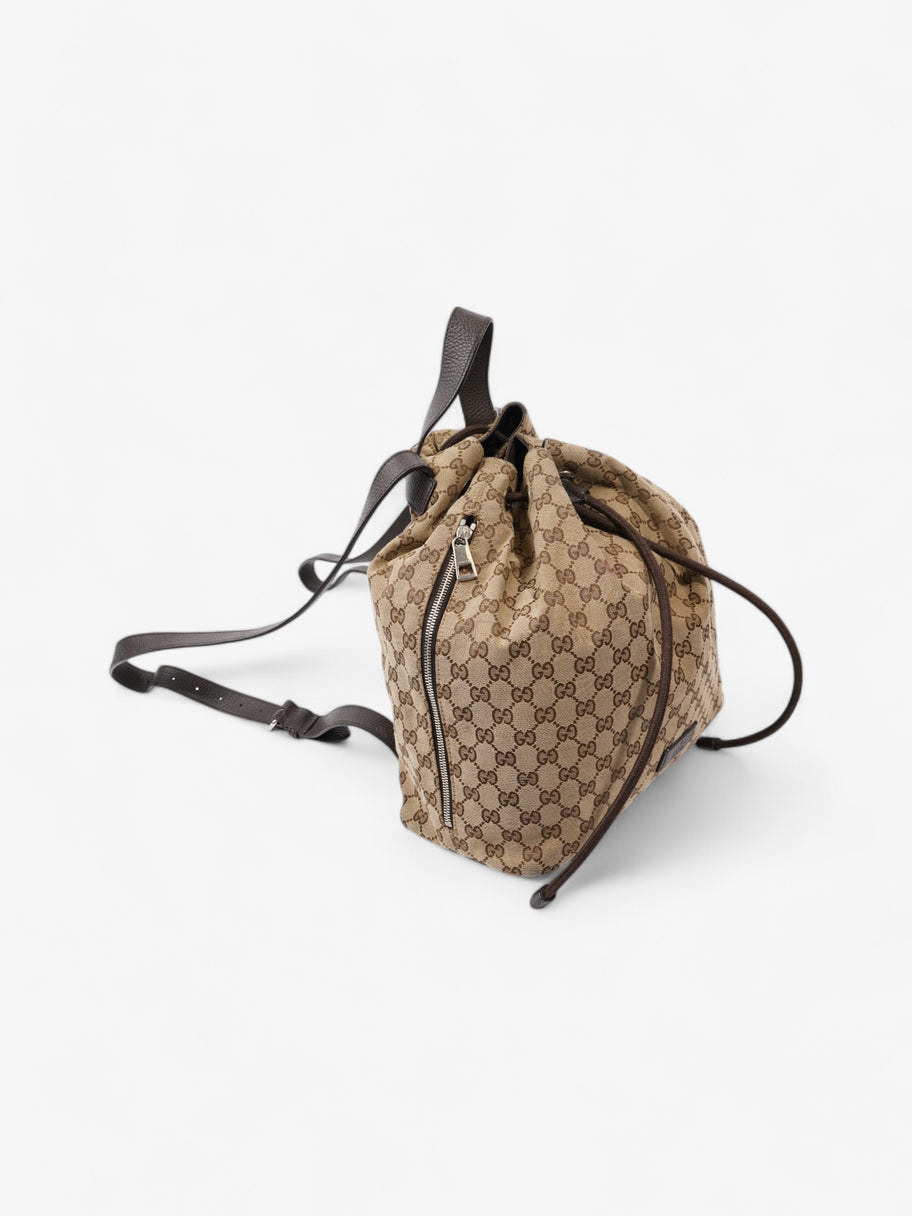 Gucci Drawstring Backpack GG Supreme Canvas Image 7