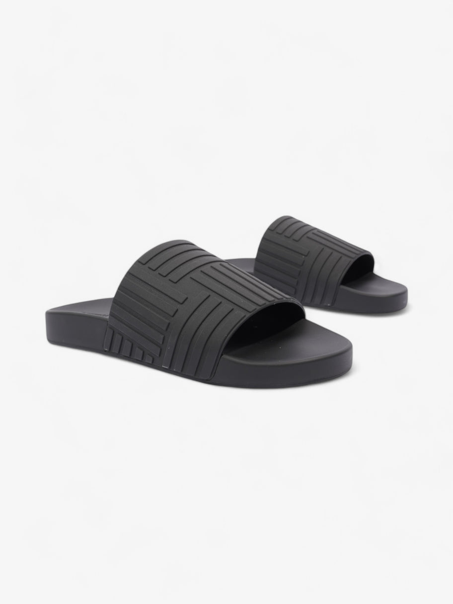 Bottega Veneta Resort Slides Black Rubber EU 42 UK 8 Image 2