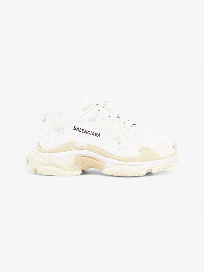  Balenciaga Triple S White / Cream Mesh EU 37 UK 4