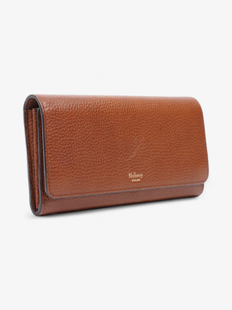 Mulberry Continental Wallet Brown Grained Leather Image 4