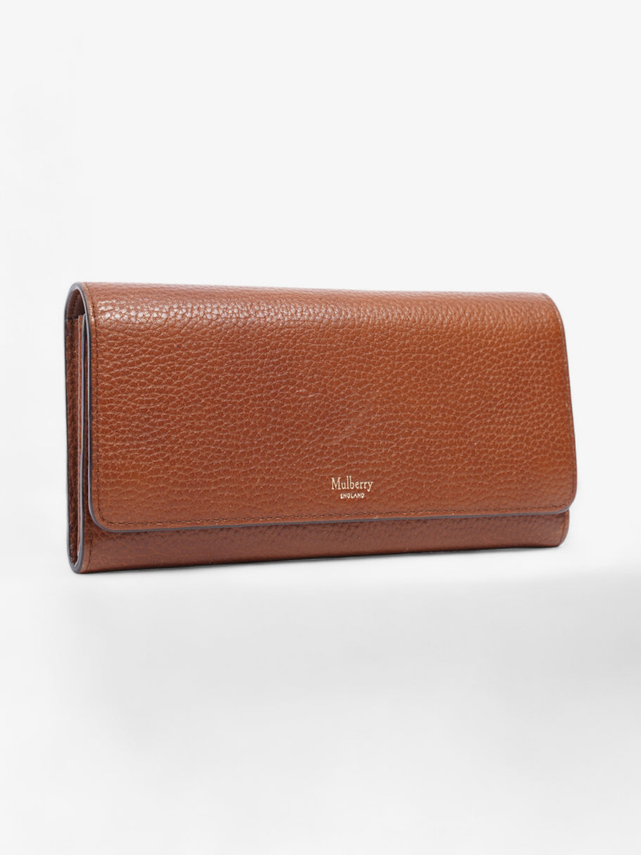 Mulberry Continental Wallet Brown Grained Leather Image 8