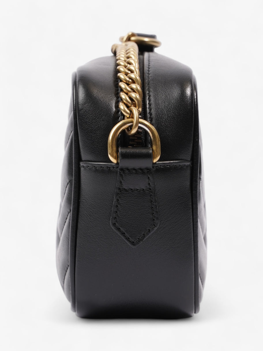 Gucci GG Marmont Black Matelasse Leather Mini Image 3